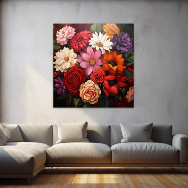 Oil on Canvas Flowers